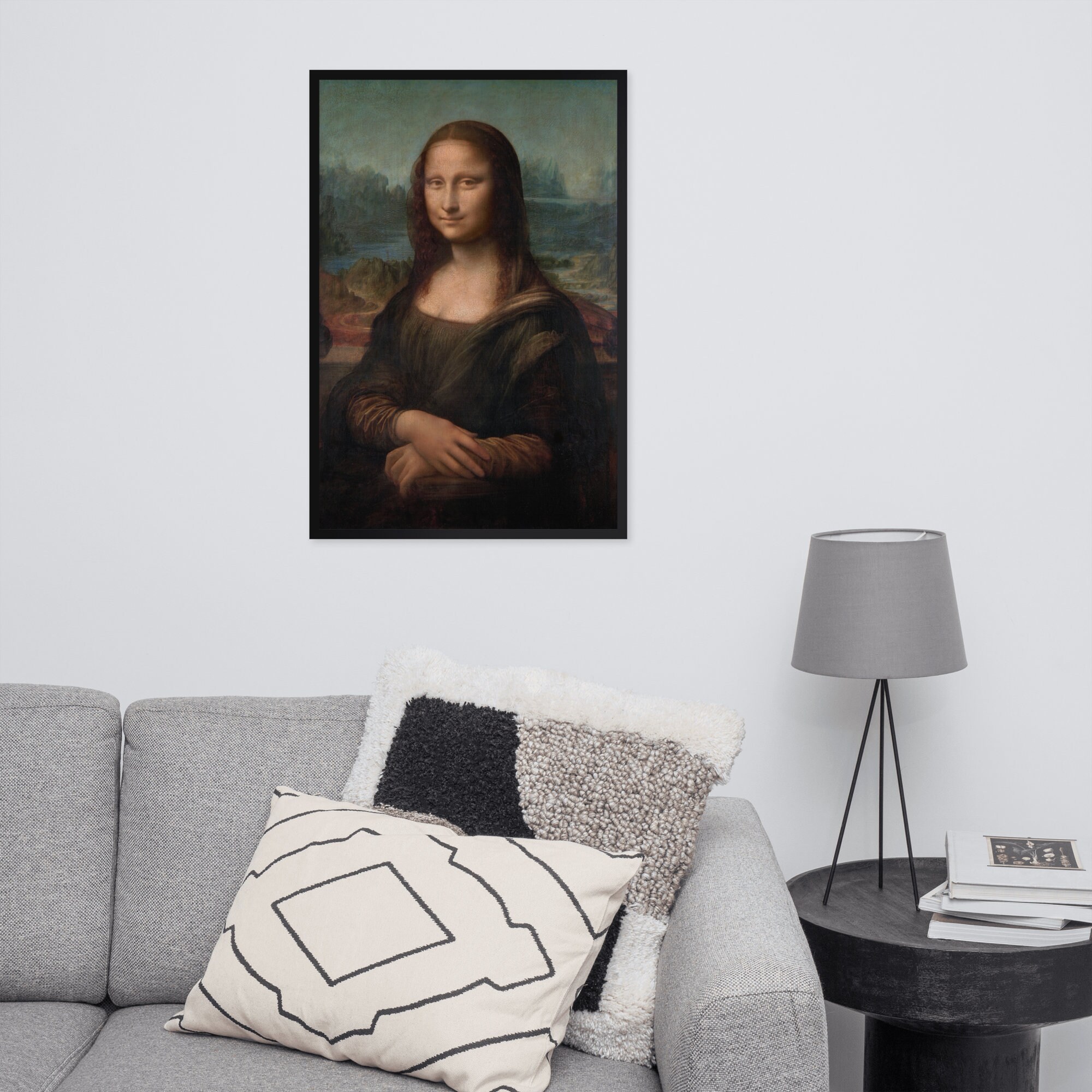Mona Lisa by Leonardo Da Vinci Framed Wall Decor Da Vinci - Etsy