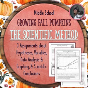 Scientific Method Worksheet Activity Growing Fall Pumpkins Variables ...