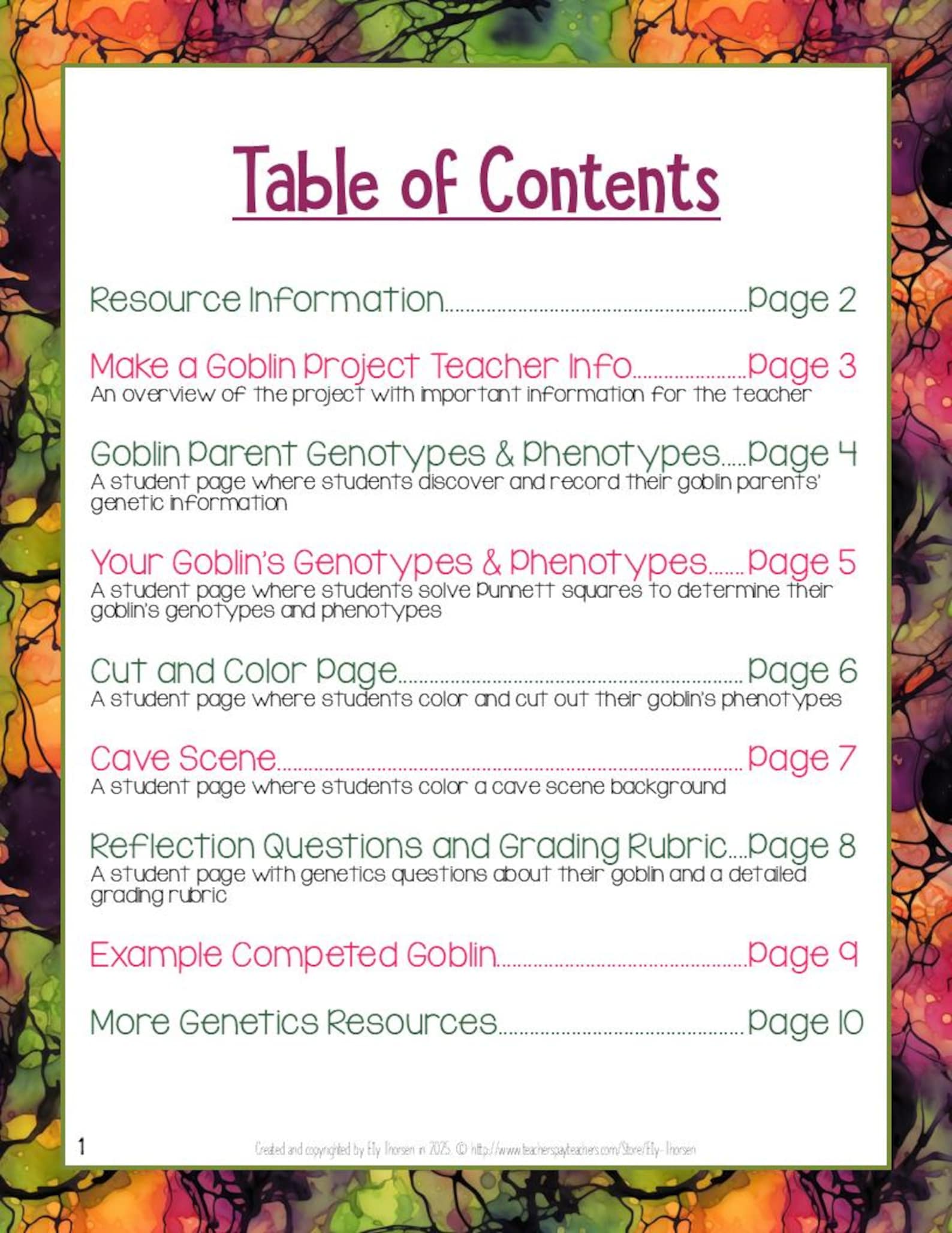 Middle School Genetics and Heredity Project, Activity, or Craft With ...