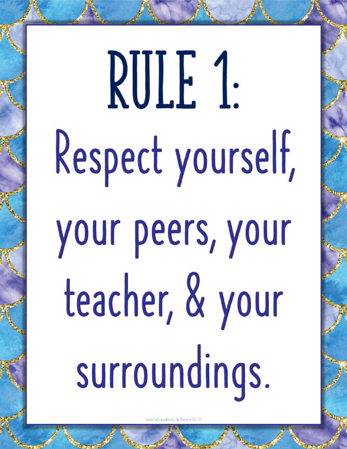 Classroom Management Class Rules & Consequences Posters Scale Theme Etsy