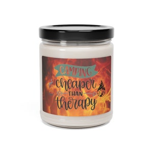 Camping candle, Scented Soy Candle, 9oz, gift for camper