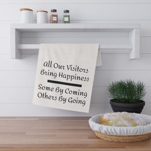 Humorous Tea Towels - Funny Kitchen Decor, Guest Towel, Gift for Home Chefs, Kitchen Towel Set, Cleaning Accessory, Guest Bathroom Decor