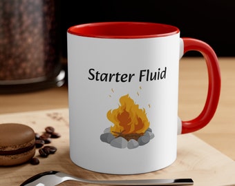 Taza de café, taza de café de fogata, taza de té, regalo de taza único