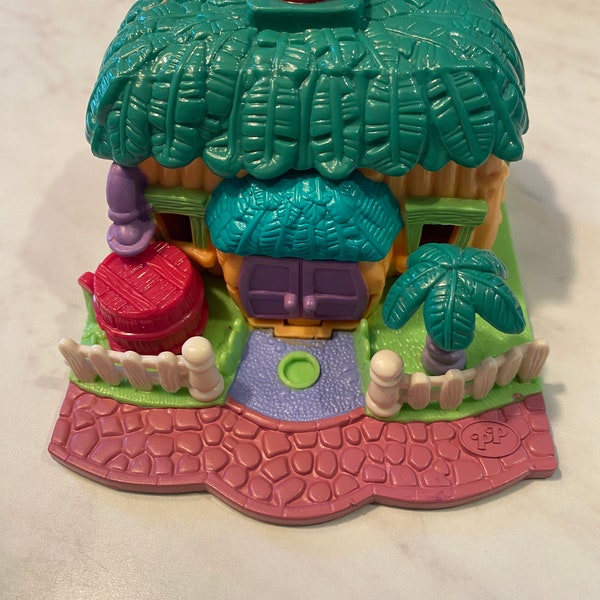 1994 Blue Bird Toys Polly Pocket Jumbo’s House Elephant Hut COMPLETE