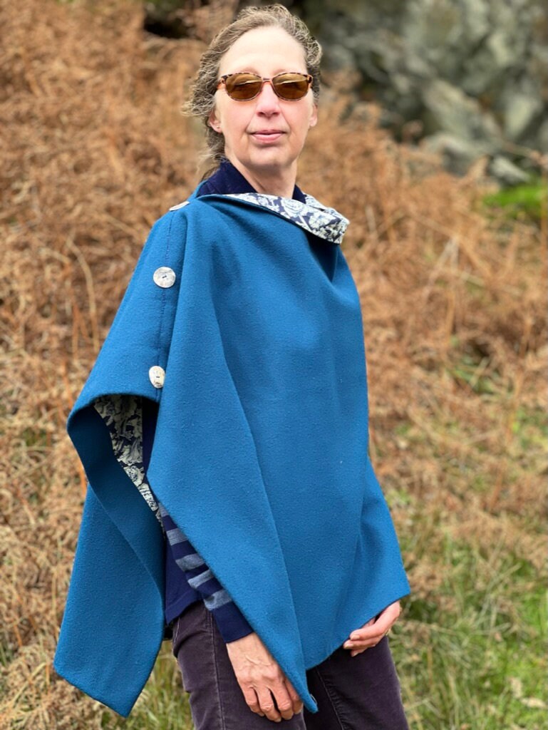 Wool Tweed Ponchos - Etsy Wool Tweed Ponchos - Etsy
