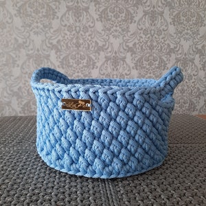 PDF Crochet pattern, storage basket pattern