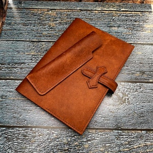 A5 notebook case and pen holder set, Pueblo Journaling notebook case, Pueblo pen holder