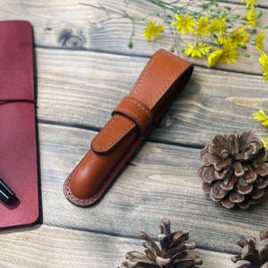 Estojo para caneta individual, estojo para caneta bege, estojo para caneta bege moldado a úmido, suporte para caneta individual