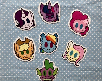 My Little Pony Stickers Mane 6 MLP