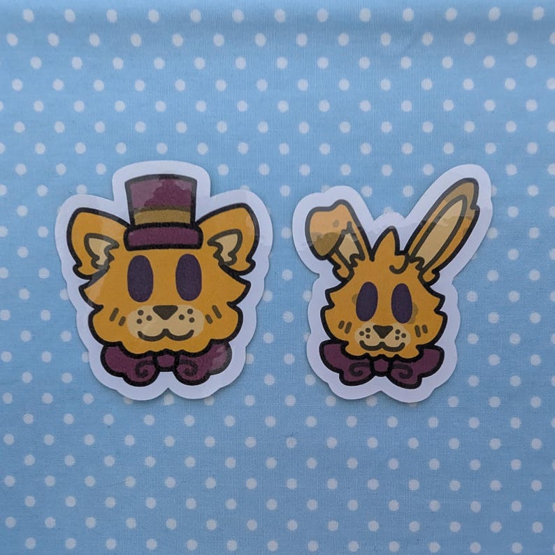 Spring Bonnie Sticker FNAF Golden Fredbear & Spring Bonnie Stickers - Etsy