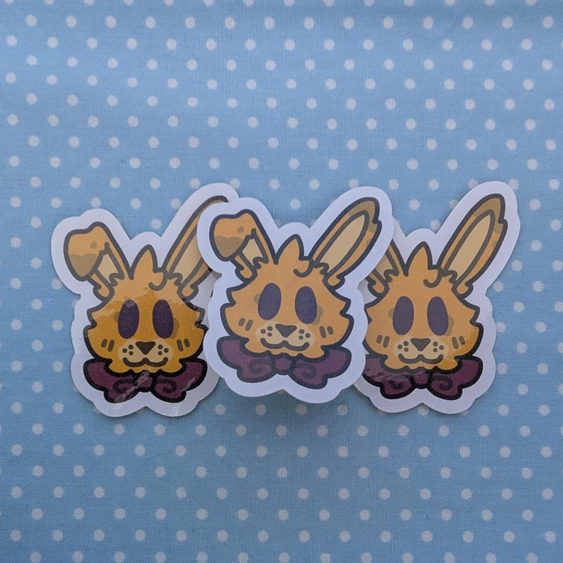 Spring Bonnie Sticker FNAF Golden Fredbear & Spring Bonnie Stickers - Etsy