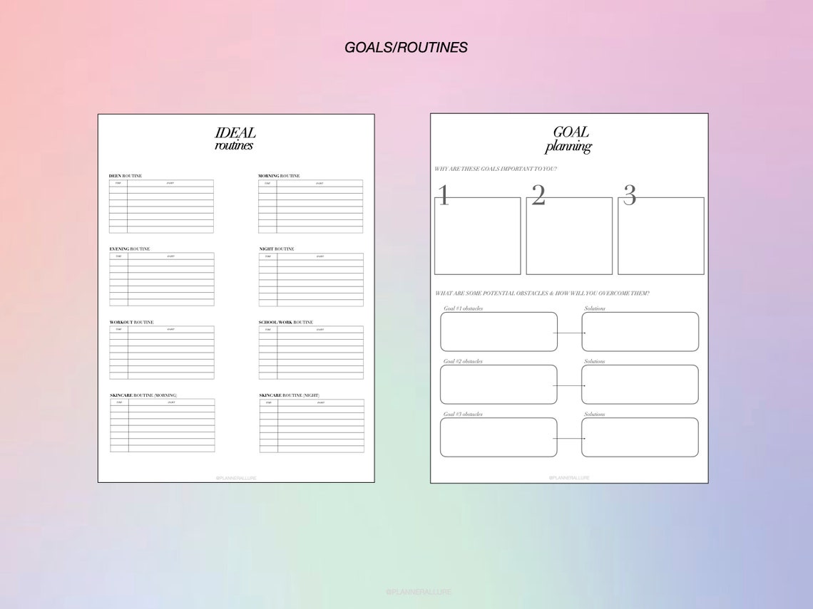 Aesthetic Islamic 2023 Digital Planner Islamic Printable Planner 2023
