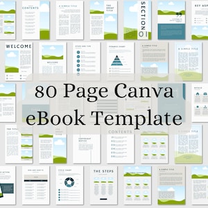 Canva eBook Template, Course WorkBook Template, How to Create e-Book, Lead Magnets Workbooks, Coaching Template, e Book Template Canva