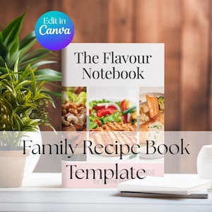Family Recipe Book Canva Template