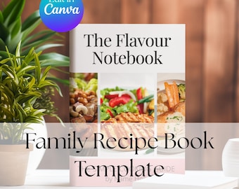 Familjens receptbok Canva-mall