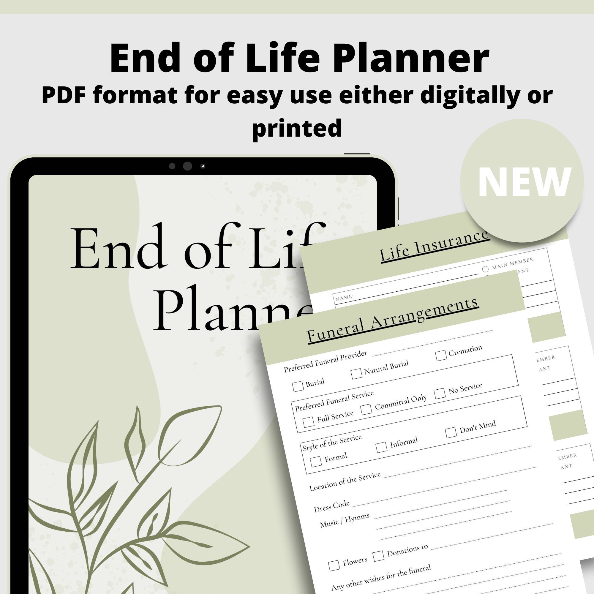 Peace of Mind and Heart Planner: End of Life Organizer and Checklist *A  Workbook of Everything My Loved Ones Need to Know When I Die* (Funeral  Details (Paperback)