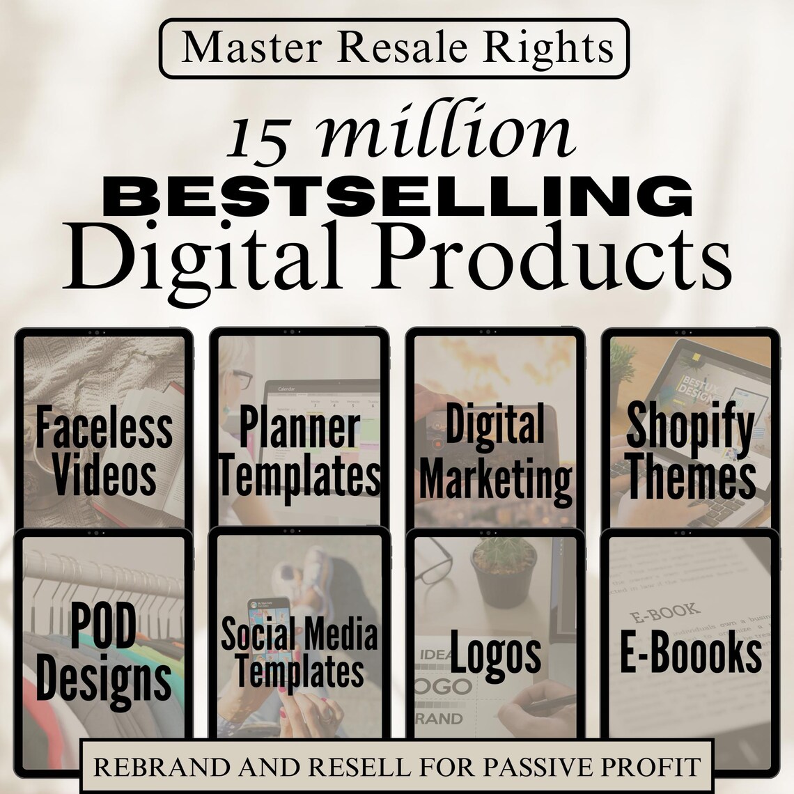 Resale Rights 15 Million Digital Products With PLR and MRR Resale Rights - Etsy
