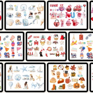 30K+ Goodnotes Digital Planner Stickers, PNG Sticker Bundle - Etsy