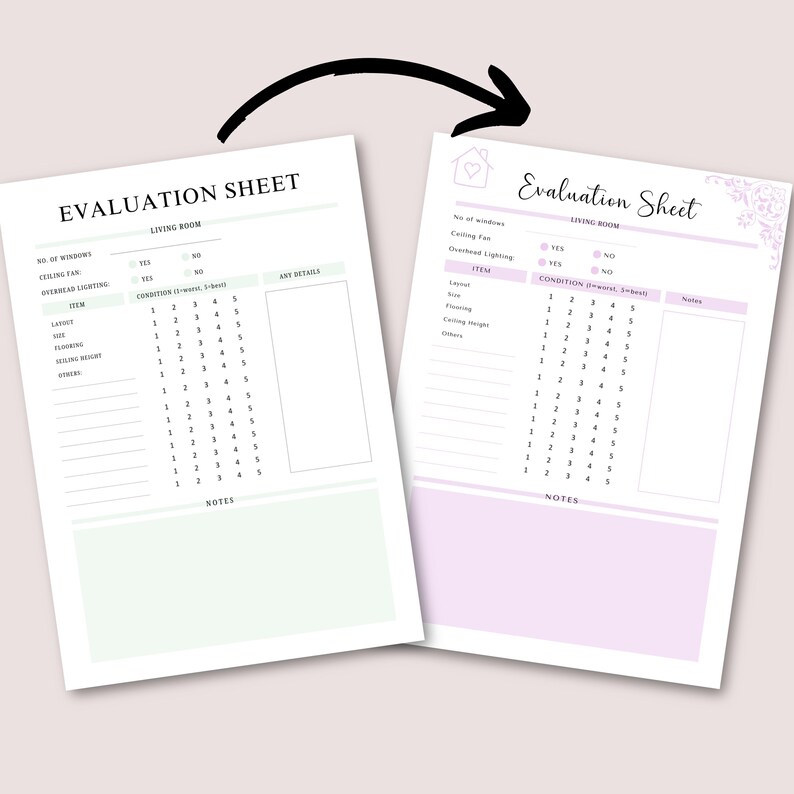 Planerare för bostadsköp: Canva-mall med checklista (PLR-återförsäljning) bild 5