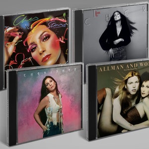 Cher - « Lost » Warner albums en CD (Stars, I’d Rather Believe In You, Cherished, Allman And Woman: Two The Hard Way) RARE