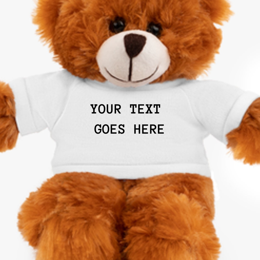 Customizable Plush Stuffie, 8 Inch Plush Toy, Baby Shower Gift