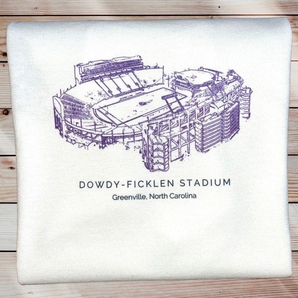 Dowdy Ficklen Stadium shirt East Carolina University home of the East Carolina Pirates