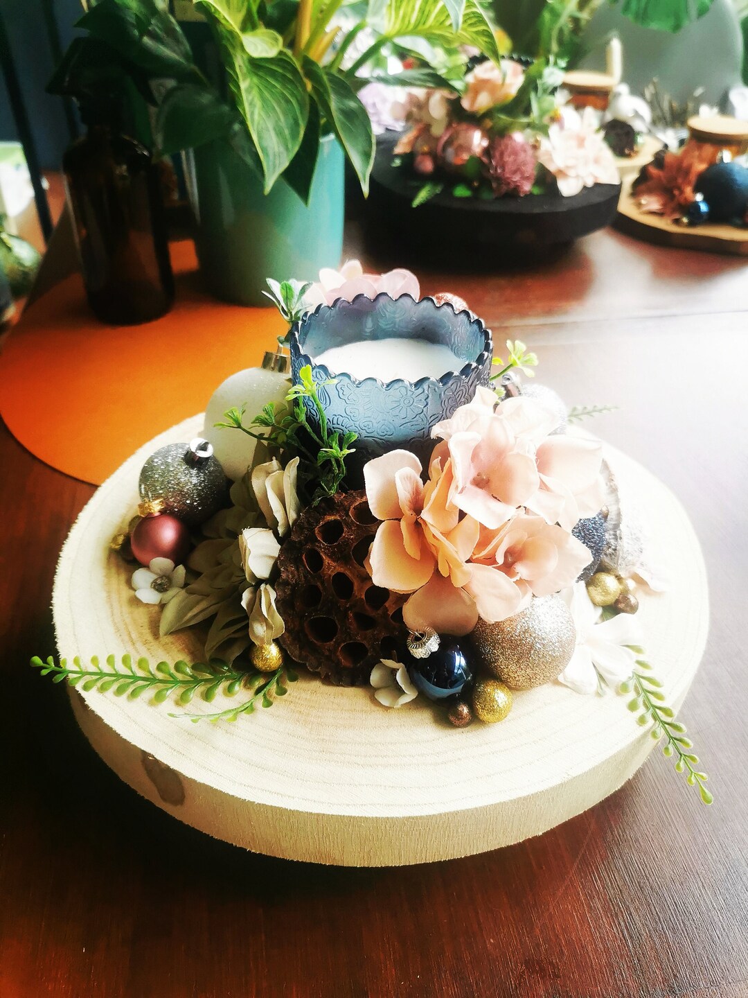 Christmas Centerpiece Etsy