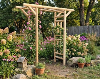 Wedding Arch, Rustic wooden arbor