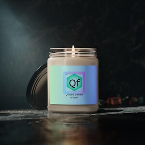 Kaars cadeau voor vriendschap dag Quilter elementen vorm doen alsof wetenschap kaars grappig quilten cadeau artistiek naaien kamer decor quilter prop cadeau