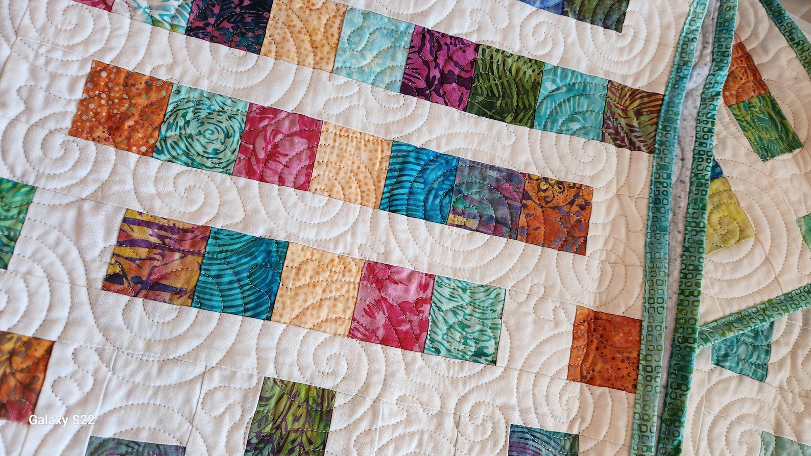 Scrap Patch Rocks PDF PATTERN Bali Rock Candy Scrap Buster Quilt for Confident Beginner ...