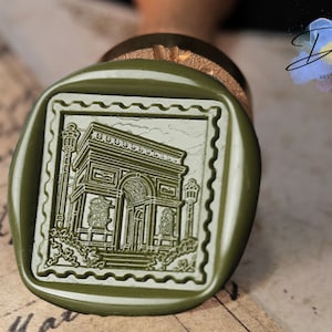 Arc de Triomphe Wachssiegel Stempel - Hochzeit Dekoration/ Umschlag Siegelstempel/ Hochzeitsdekoration/Wachssiegel Set