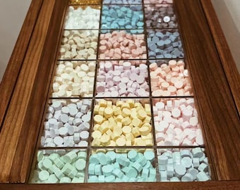 Sealing Wax Beads Set – 56 Colors Wax Seal Beads for Wax Stamps, Wedding Invitations, Envelope Sealing & Craft Projects