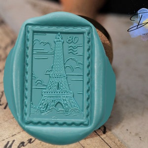 Eiffelturm Wachssiegel Stempel – Pariser Romantik für Hochzeiten, Einladungen, Geschenkverpackungen & Journaling