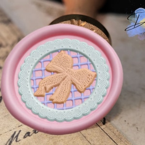 Timbri per sigillo di ceralacca a forma di papillon - decorazione per congedo nuziale/timbro per sigillo di busta/decorazione per incartamento regalo/kit per sigilli di ceralacca