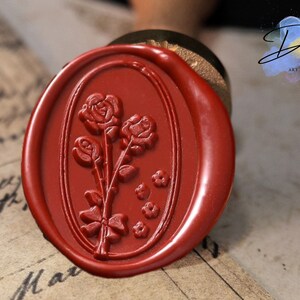 Rose Stempel - Hochzeitsdekoration/ Umschlag Siegel Stempel/ Hochzeitsdekoration/Wachs Siegel Stempel Set