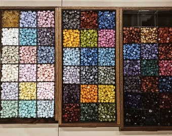 Juego de cuentas de lacre para sellar: 56 cuentas de lacre de colores para sellos de lacre, invitaciones de boda, sellado de sobres y proyectos de manualidades.