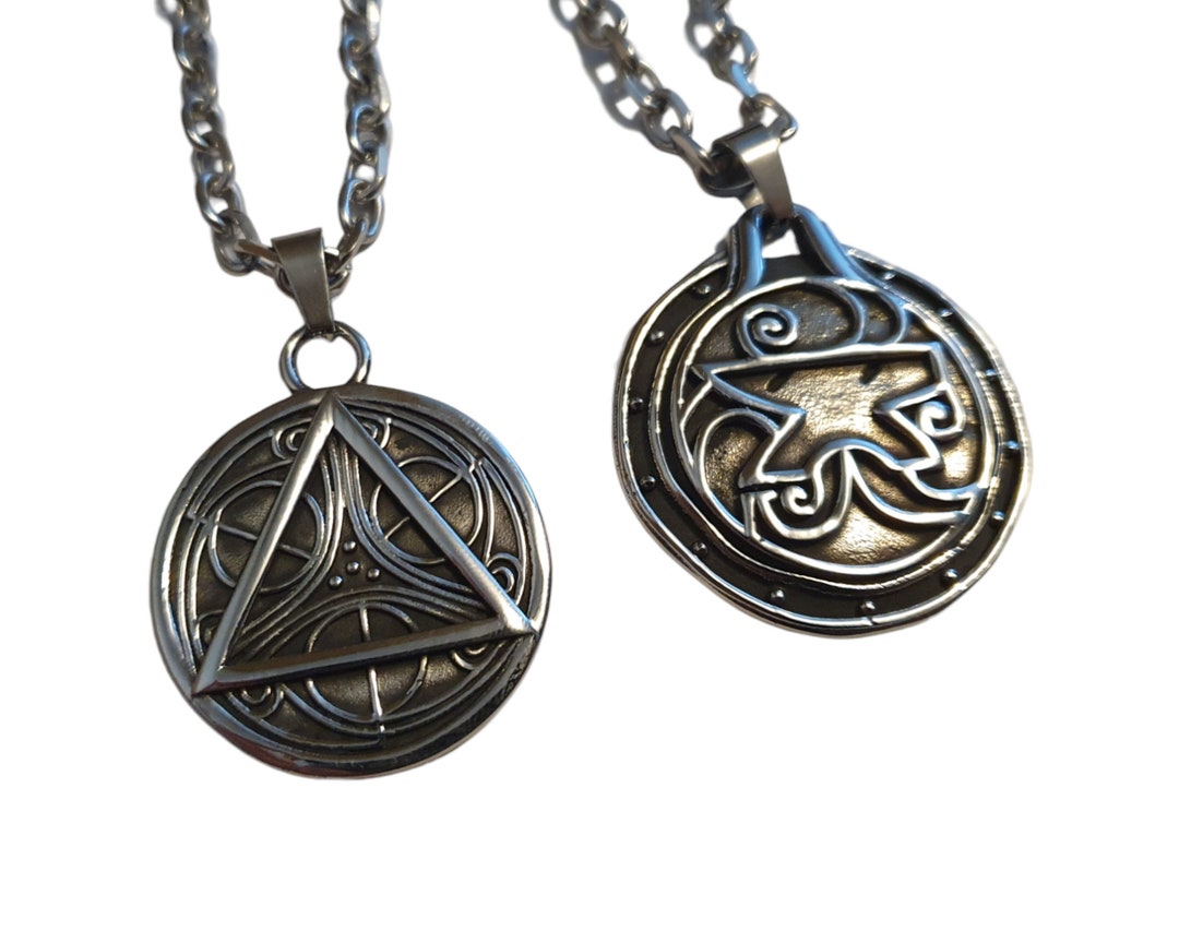 Skyrim Necklace Amulet of Zenithar / Amulet of Julianos / the Elder Scrolls Skyrim Cosplay