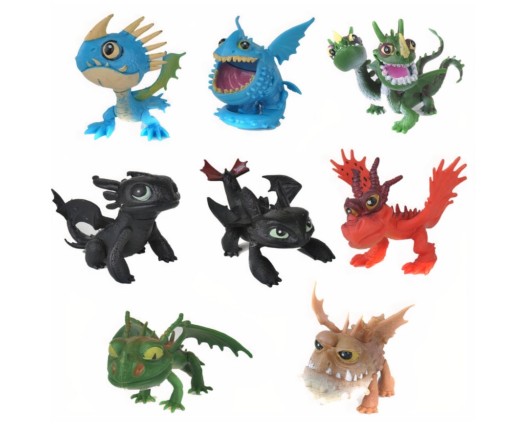 How to Train Your Dragon Figure Set. Httyd Toothless Toy . Etsy
