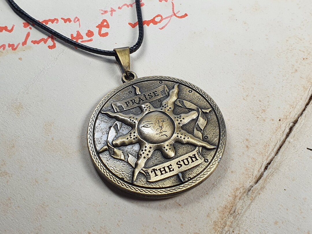 Dark Souls Necklace. Praise the Sun Pendant. Dark Souls 3 Jewelry