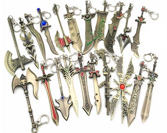 League of legends weapons best sale keychains