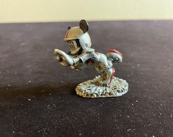 Vintage Walt Disney Touchdown Mickey Mouse Pewter figure by Hudson Pewter