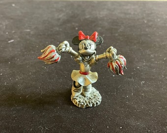 Vintage Walt Disney Cheerleader Minnie Mouse Pewter figure by Hudson Pewter