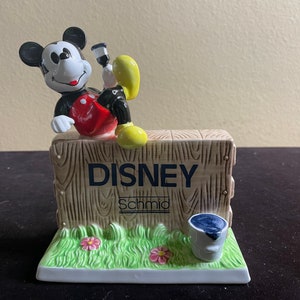 Vintage Walt Disney Mickey Mouse &quot;Mickey with Paint&quot; figurine by Schmid