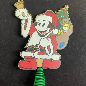 Vintage Santas World Kurt Adler Santa Mickey Mouse Tree Topper