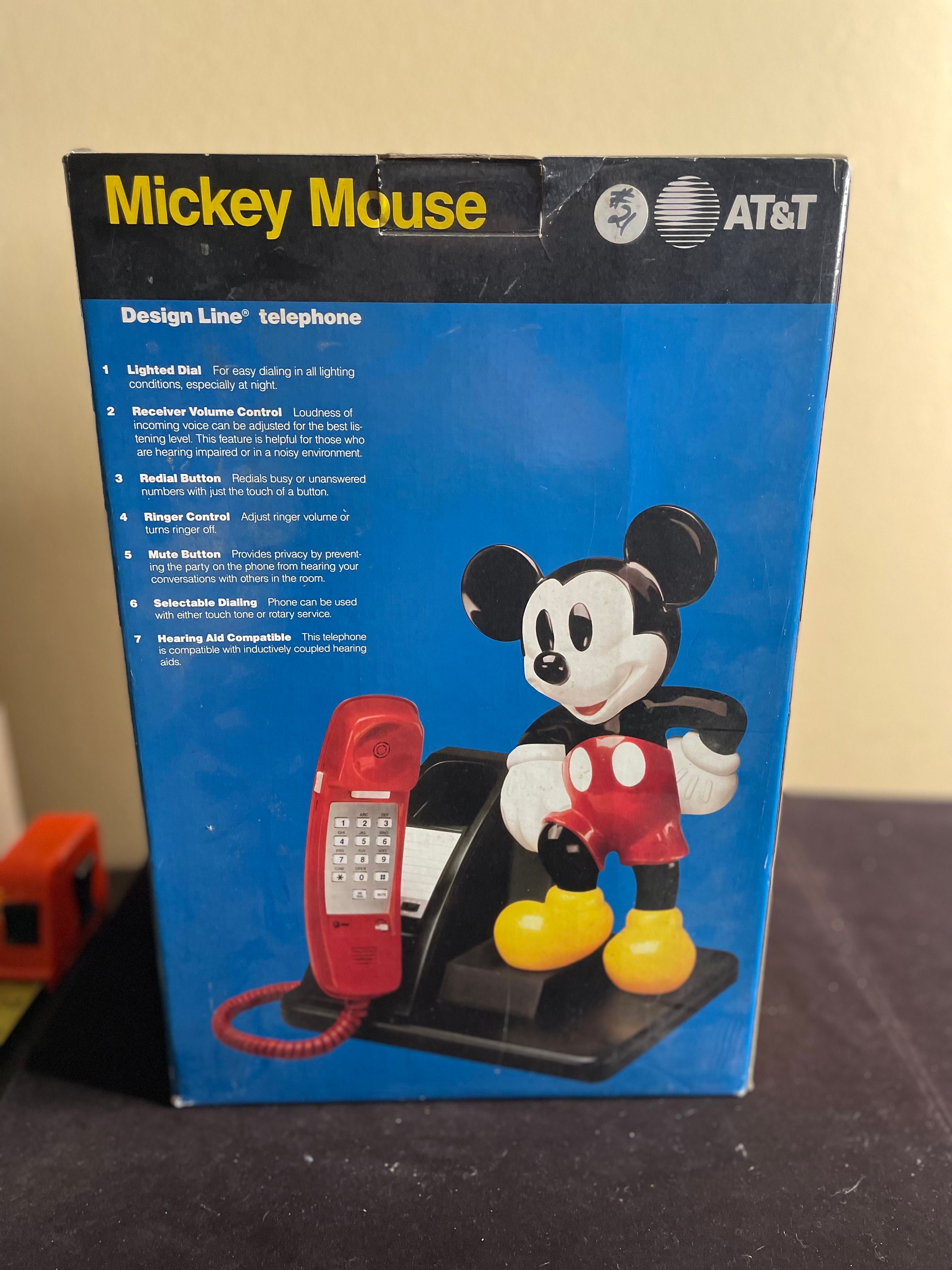 ミッキーマウスデザインライン電話 AT&T - Etsy 日本