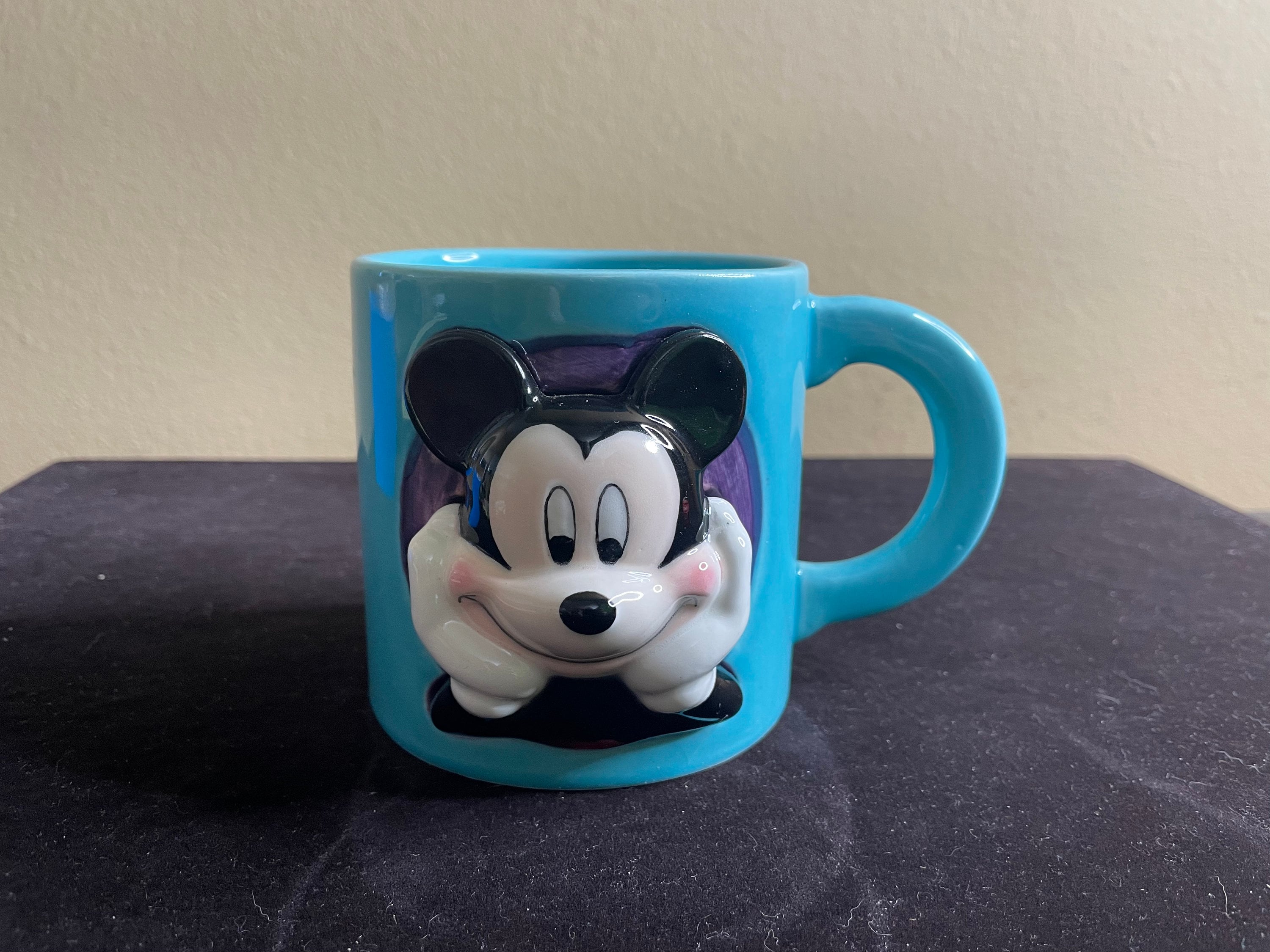Ceramic Disney Mickey Mouse Santa Hat Figural Mug