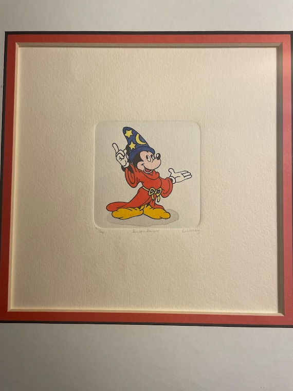 Mickey Mouse Sorcerer's Apprentice Hand Painted Sowa & Reiser