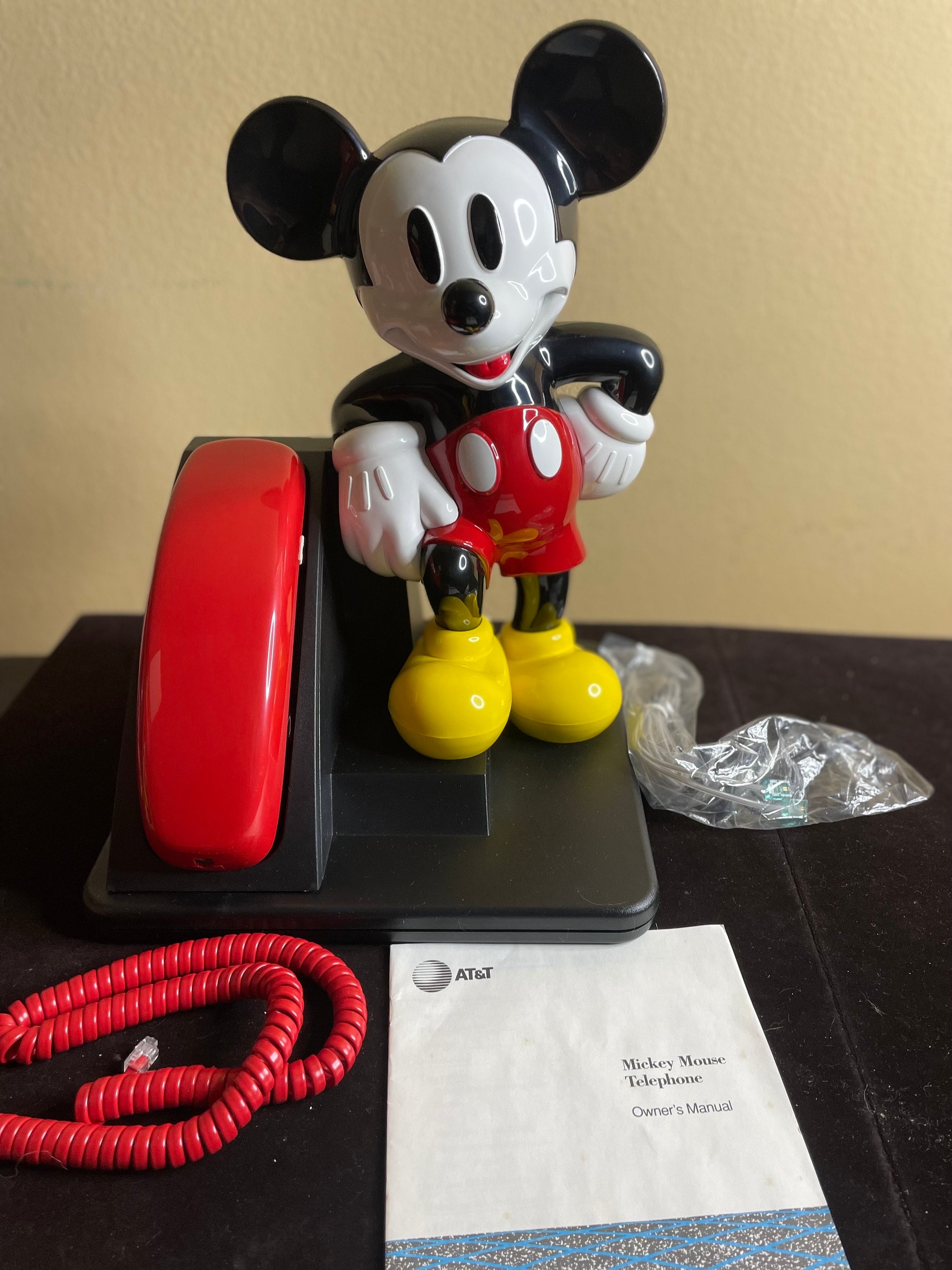 ミッキーマウスデザインライン電話 AT&T - Etsy 日本
