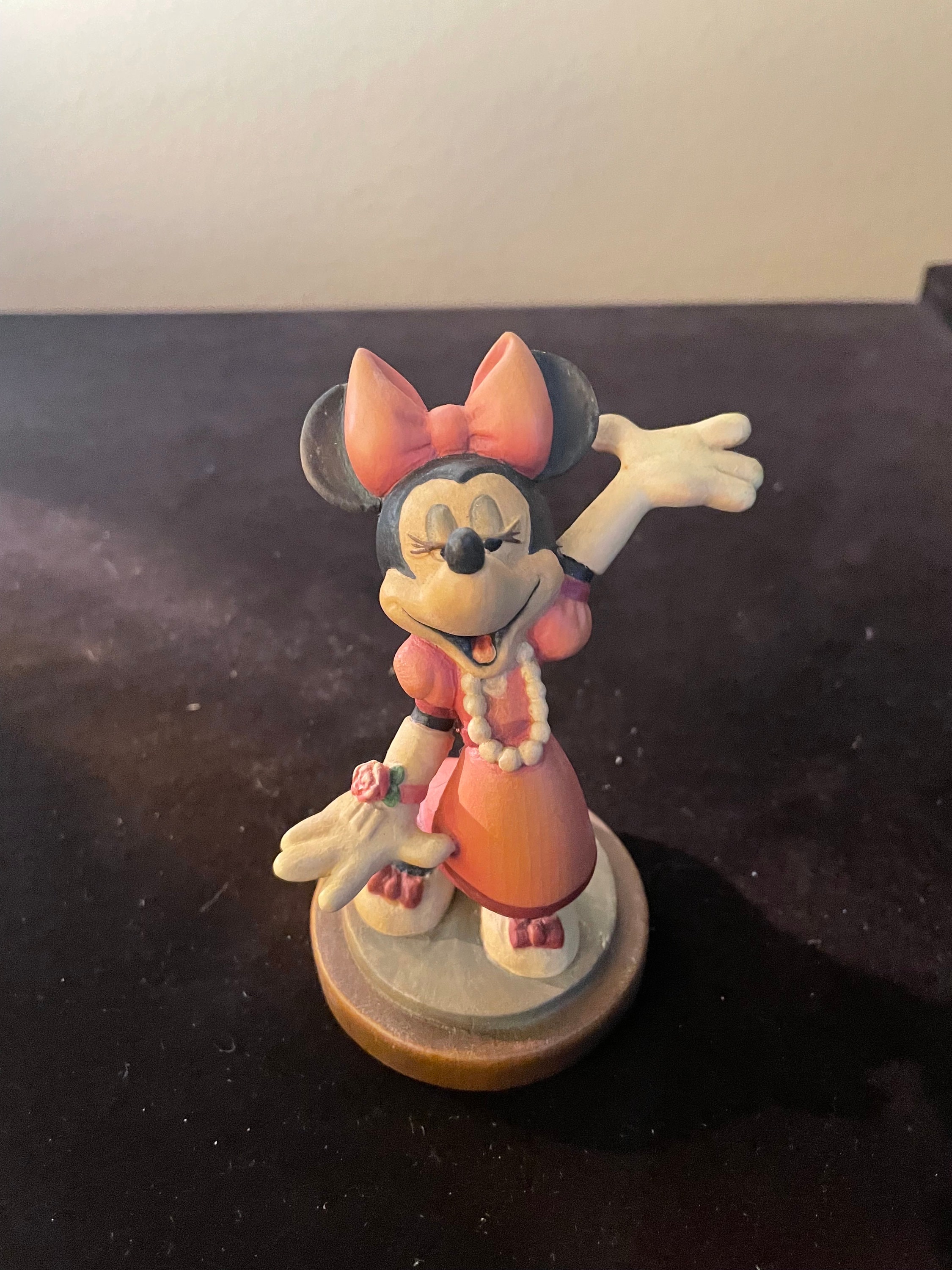 Anri Walt Disney Minnie Mouse Hand Carved - Etsy
