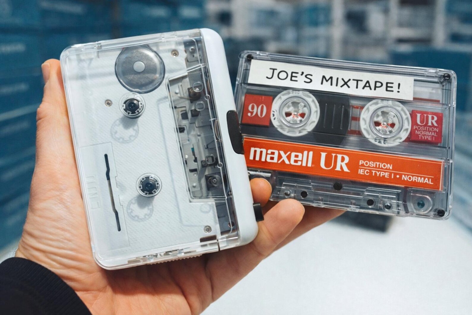 Portable Cassette Player With Custom Mixtape | Retro 80s 90s Music ...